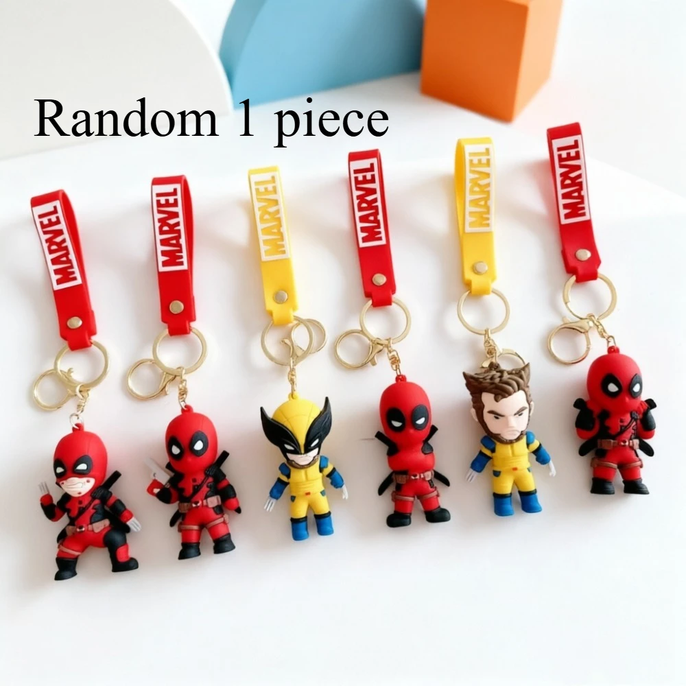 Nen Cartoon Wolverine Anime Deadpool Keychain