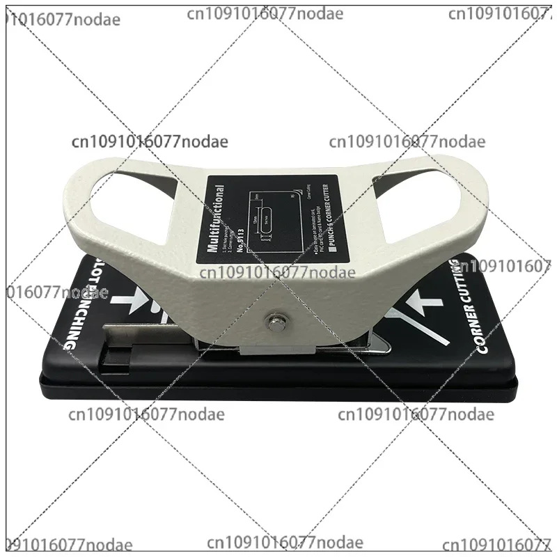 

PVC ID card R5 rounded corners + 3x13mm flat desktop dual-purpose punch square hole