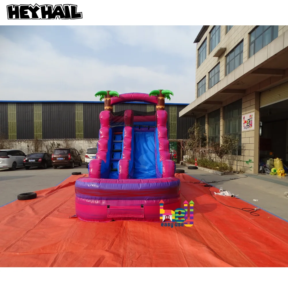 Commercial PVC vinyl wet or dry use water slide for entertainment