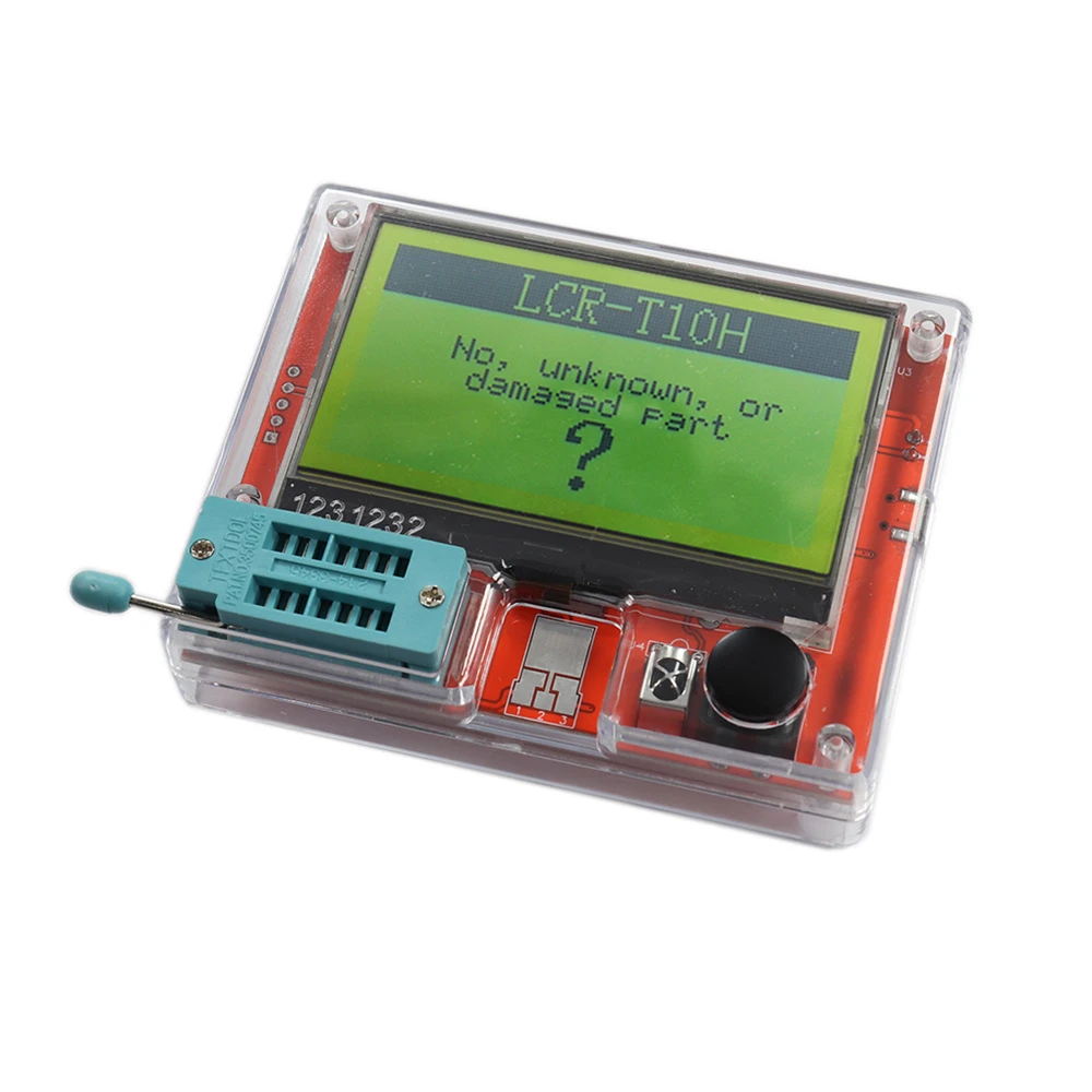 LCR-T10H TFT LCD Display Multi-meter Transistor Tester Diode Triode Capacitor Resistor Test Meter MOSFET NPN PNP Triac MOS