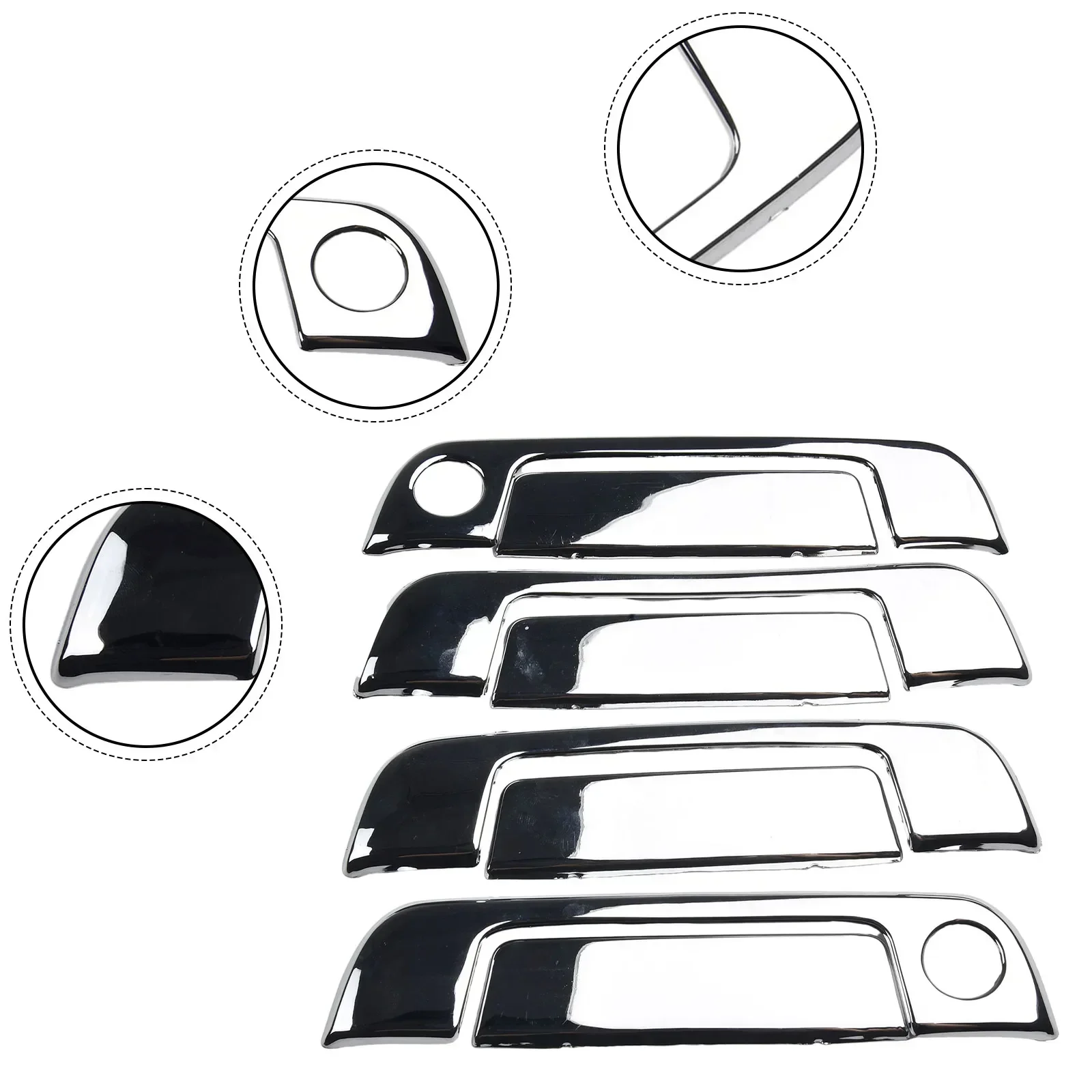 Trim Door Handle Cover Accessories Chrome For BMW Z3 Roadster 1996-2002 Replacement Side Silver Weatherproof New