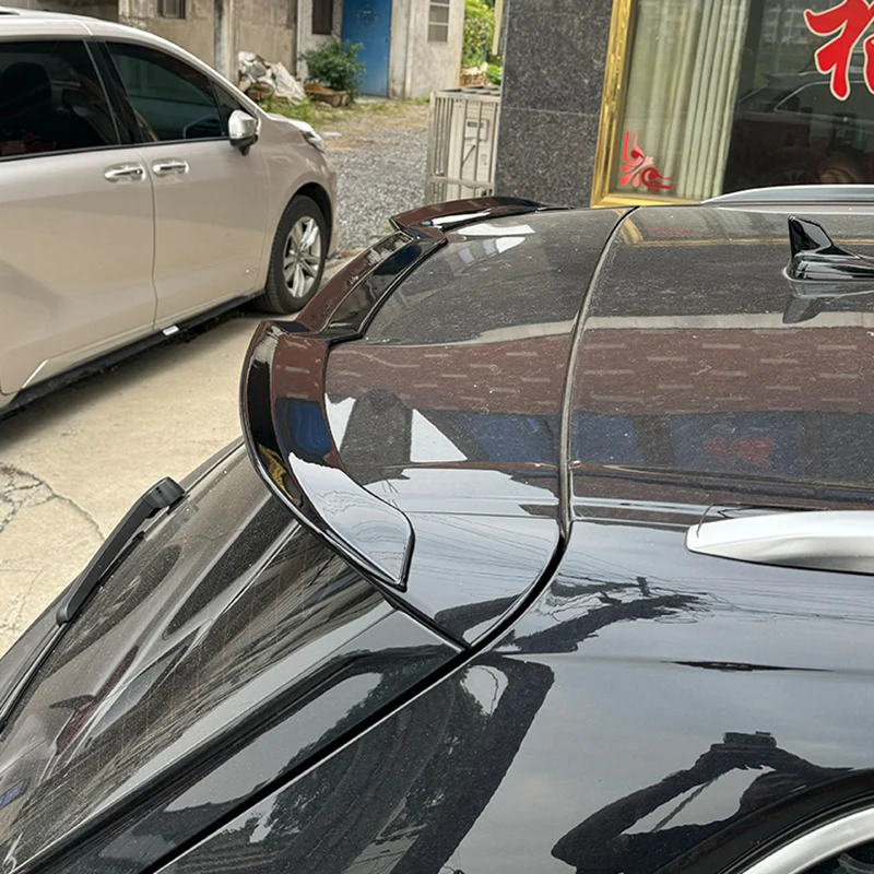 High Quality ABS For Audi Q7 S-Line 2016-2024 Car Rear Roof Spoiler Wing Glossy Black Body Kit Modification Accessories