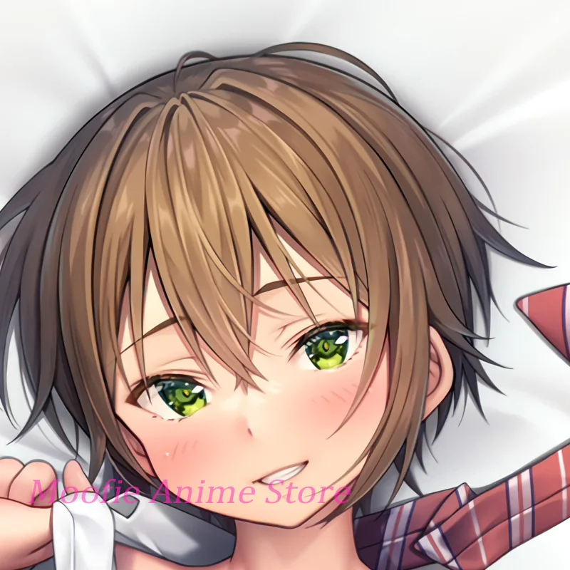 Life-Size Pillowcase Young Boy Female Clothing Anime Dakimakura Double-Sided Print 2WAY Body Pillow Cover