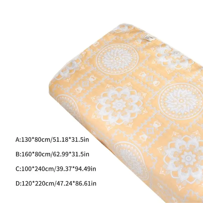 L5YF Absorbent Cotton Baby Bedding Pad Pad for Hot Weather Nursery and Car Use
