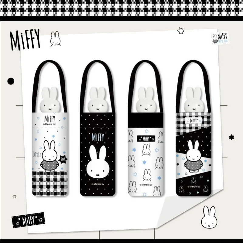Miffy Kawaii Anime Mini Super Light Cute Sun Protection Sunshade Portable Pocket Sun Umbrella Simple Exquisite Personality