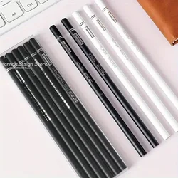 6/1pcs Black White Color Pencils Permanent Color Drawing Pencil Oil-based Wooden Colored Pencils For Artist And Beginner Art