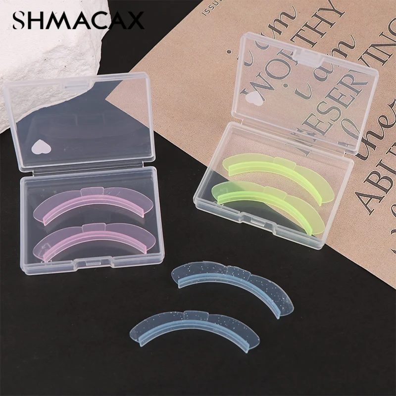 Silicone Lash Lift Pads para Cílios, Bow-Shaped Cílios Perm, 3D Curler, Eye Patches, Ferramentas Aplicador, Acessórios de Extensão Cílios, 1 Par