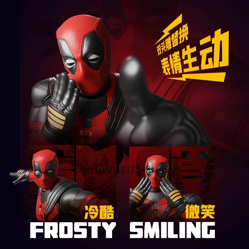 새로운 블로키스 데드풀 & 울버린 모델 액션 피규어 울버린 데드풀 모델 마블 슈퍼히어로 컬렉션 모델 선물