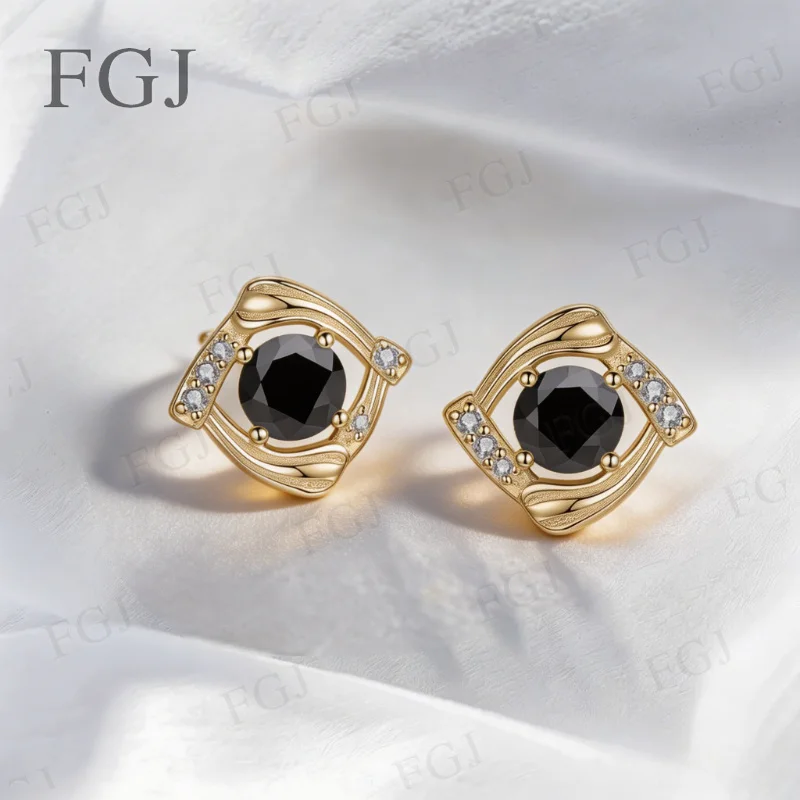 1ct Moissanit-Ohrringe, D-Farbe, VVS1, S925-Sterlingsilber, Ohrstecker für Damen, Geburtstagsfeier, hochwertiger edler Schmuck, Geschenk – Detail 18