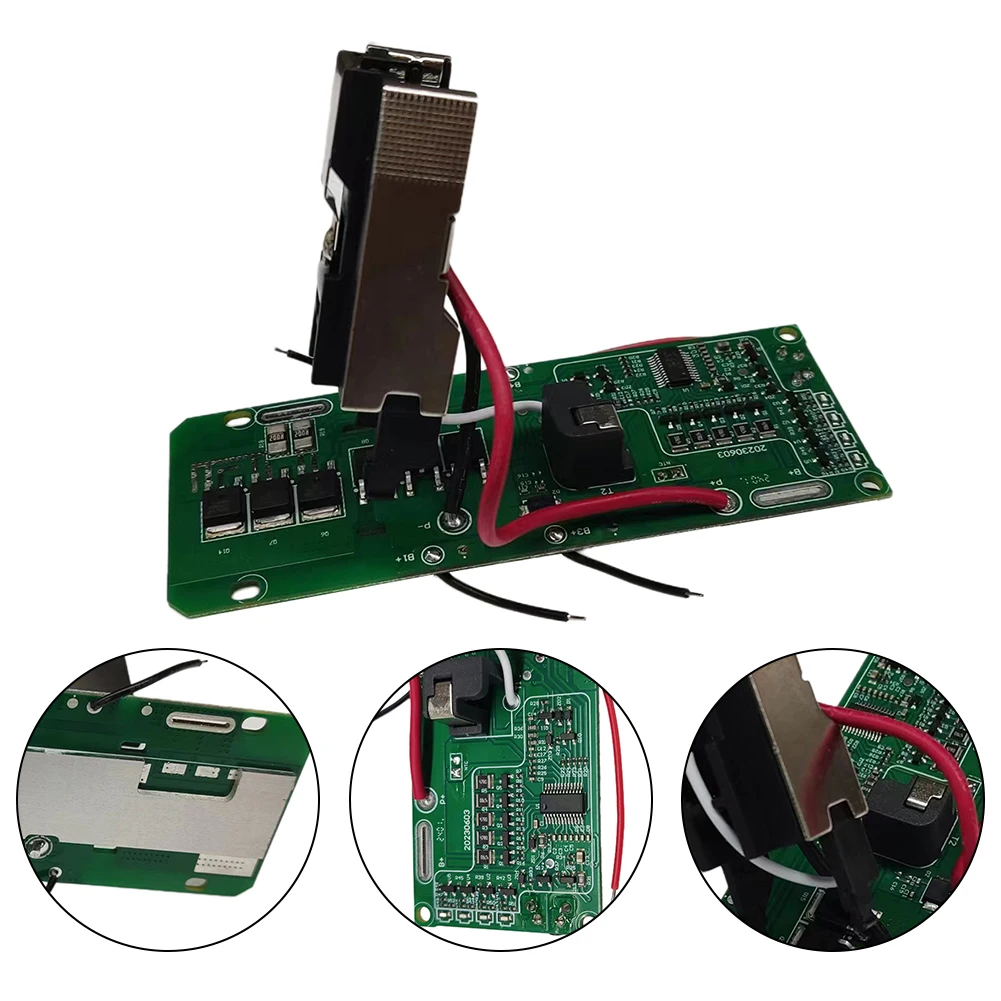 Papan sirkuit pelindung pengisian daya baterai Li-Ion untuk 20V P108 RB18L40 digunakan untuk memperbaiki dan merakit paket baterai