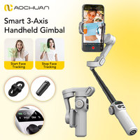 AOCHUAN Smart X2 White 3-Axis Handheld Gimbal Stabilizer With extension rod For iphone And Android Smartpohne Gimbal Stabilizer