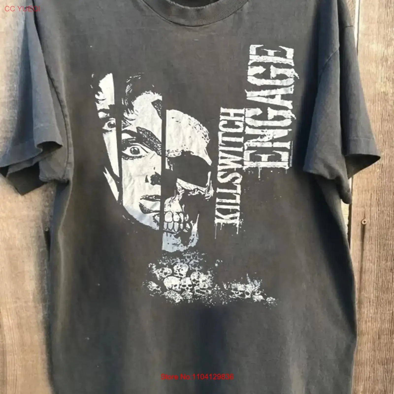 Vintage Killswitch Engage rock band short sleeve charcoal classic shirt KV31009 vintage Washed Versatile Top For Everyday Wear
