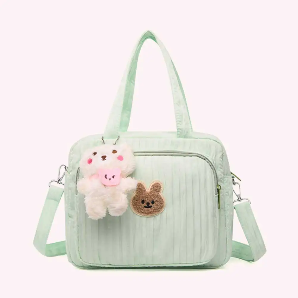 

Baby Diaper Bags with Pendant Diaper Maternal Bag Portable Cute Cartoon Multi-function Large Capacity Nylon Organizer Travel Bag