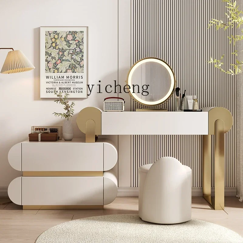 

X-16 light luxury dresser storage integrated bedroom solid wood makeup table