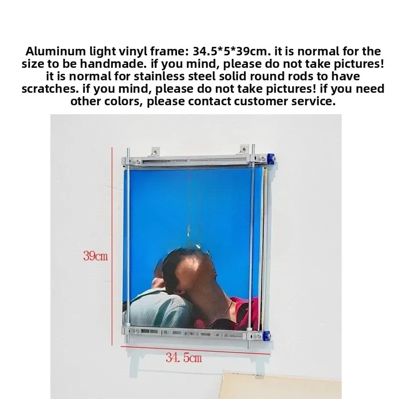 Bilderständer, Wandfotorahmen, wandmontiertes Posterständer, Aufbewahrungsbügel