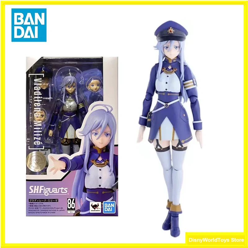 

100% Original Bandai S.H.Figuarts SHF 86 Eighty Six Vladilena Milize In Stock Anime Action Collection Figures Model Toys