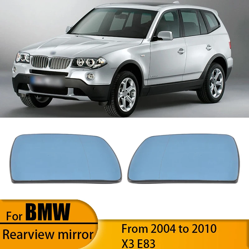 

For 04-10 BMW X3 E83 Reversing Mirror Plate Heated Rearview Mirror Reflector Plate