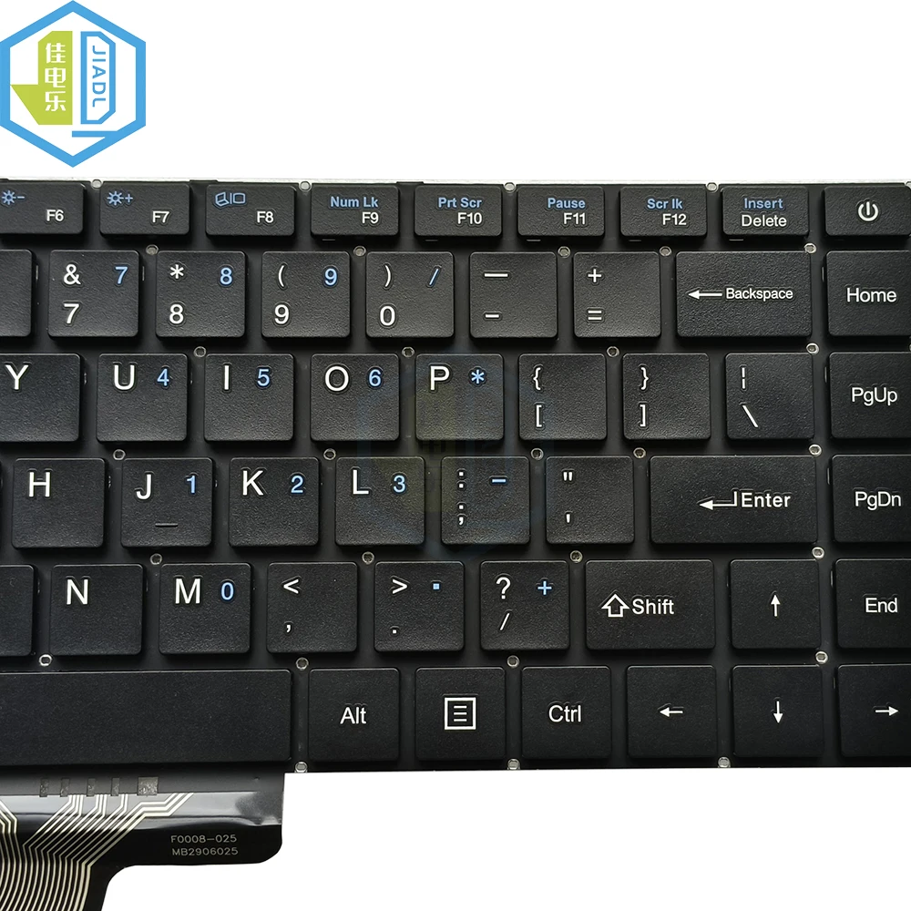 Replacement US RU Russian AR Arabic Laptop Cottage Keyboard For MB2906025 F0008-025 MB2906025 F0008-025 Cottage Keyboard
