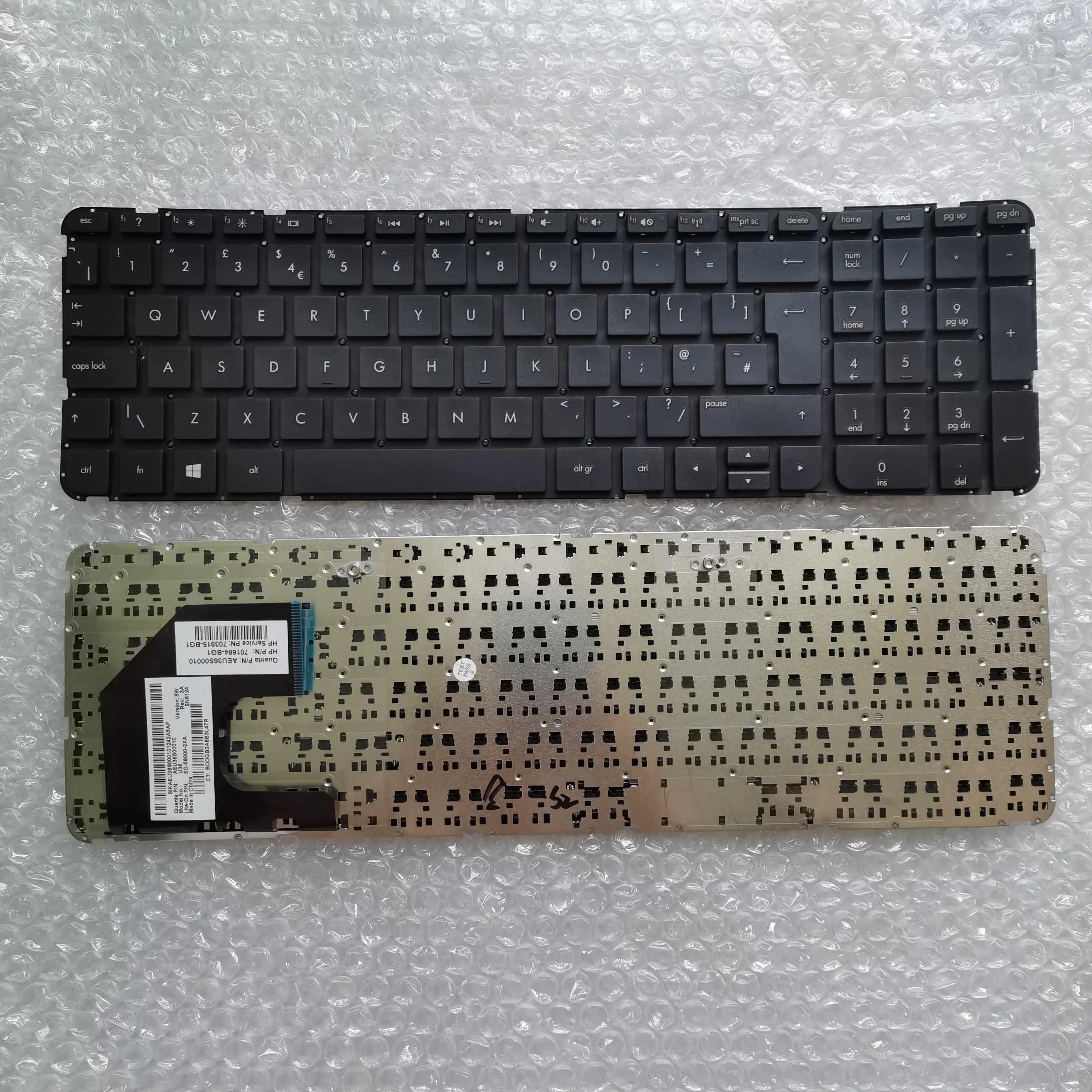 XIN for HP 15T-B 15Z-B 15-B 15-BXXX 15-U 15-UXXX Laptop Keyboard UK