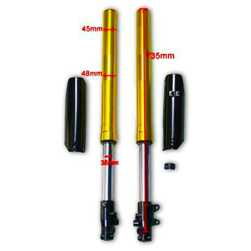 2 Stroke 49CC Motorcycle Front Fork Shocker For Mini Triple Dirt Pit Pro Trail Bike