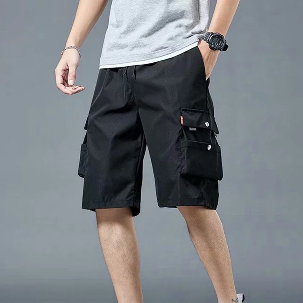 ملابس خارجية صيفية لعام 2025 مقاس XL ملابس فضفاضة متعددة الجيوب نمط بلون سادة مناسبة للربيع مناسبة للصيف #3