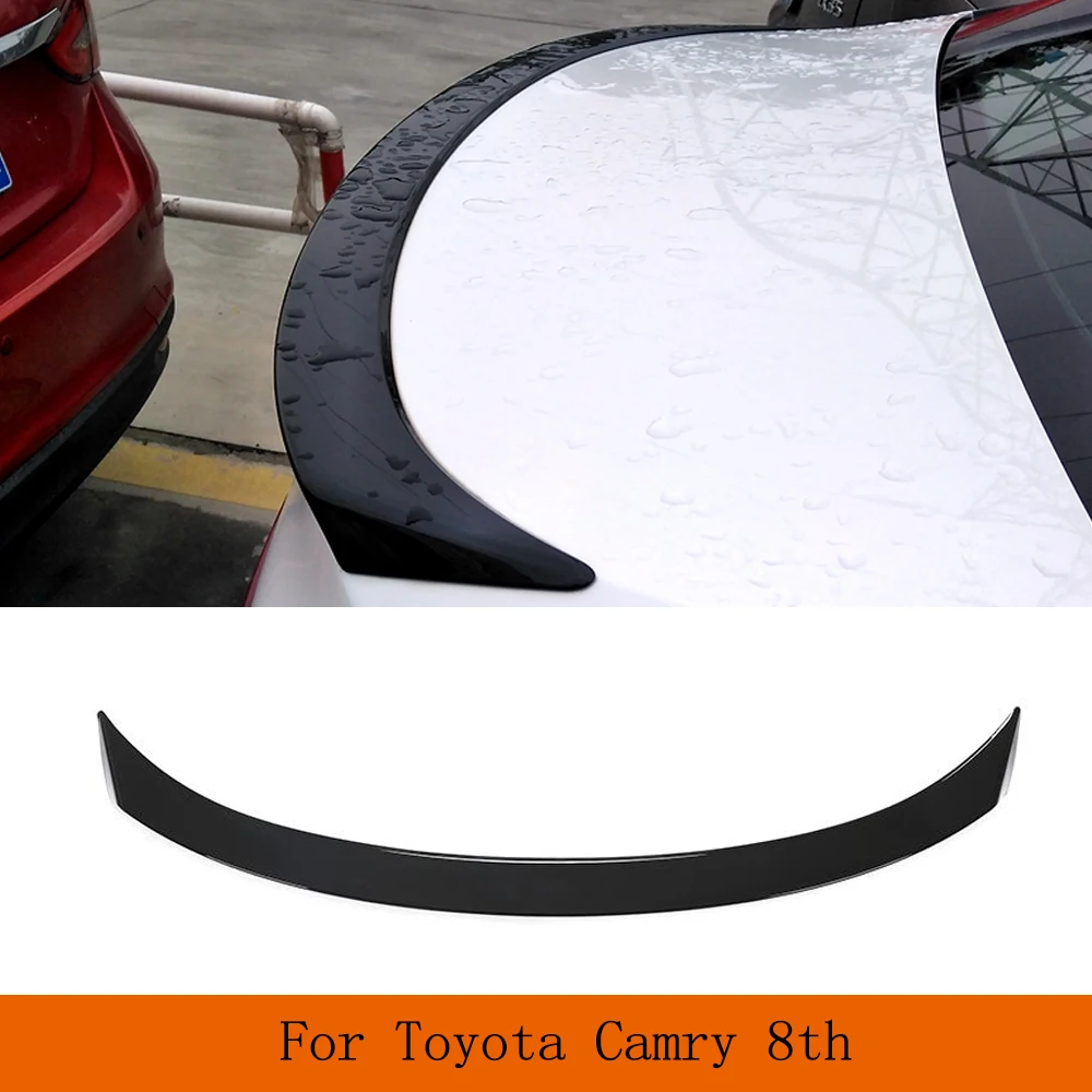 

Rear Trunk Spoiler Wing For Toyota 8th Gen Camry 2018-2022 Car Rear Boot Lid Highkick ABS Glossy Black Spoiler Wing Lip