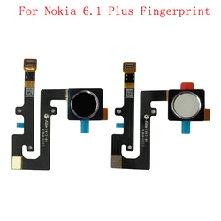 Fingerprint Sensor Home Button Flex Cable For Nokia 6.1 Plus X6 Fingerprint Sensor Scanner Touch ID Repair Parts