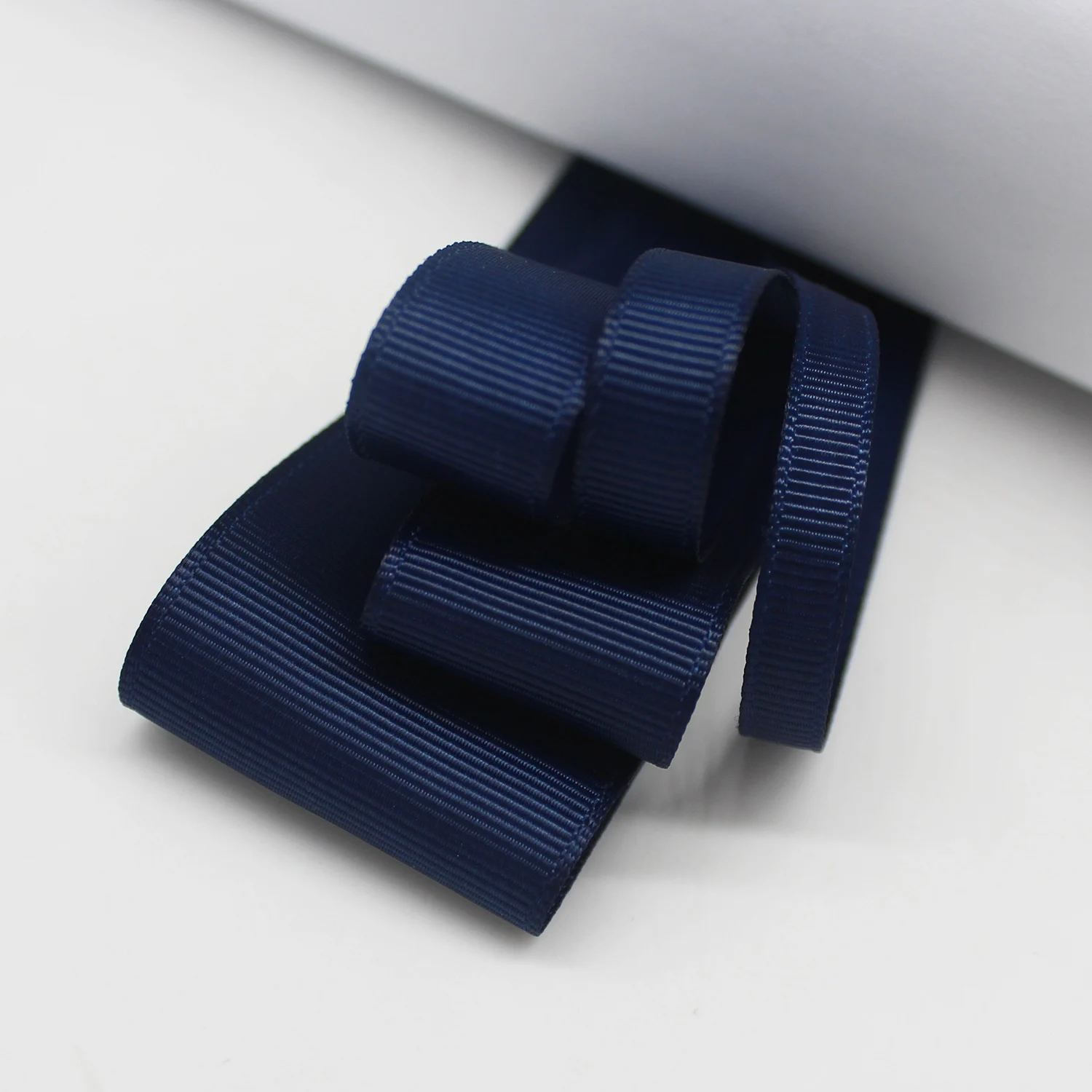 25yards Navy Blue Color Satin Grosgrain Ribbon, DIY Wedding Gift Wrapping Decoration Crafts Package 6-38mm