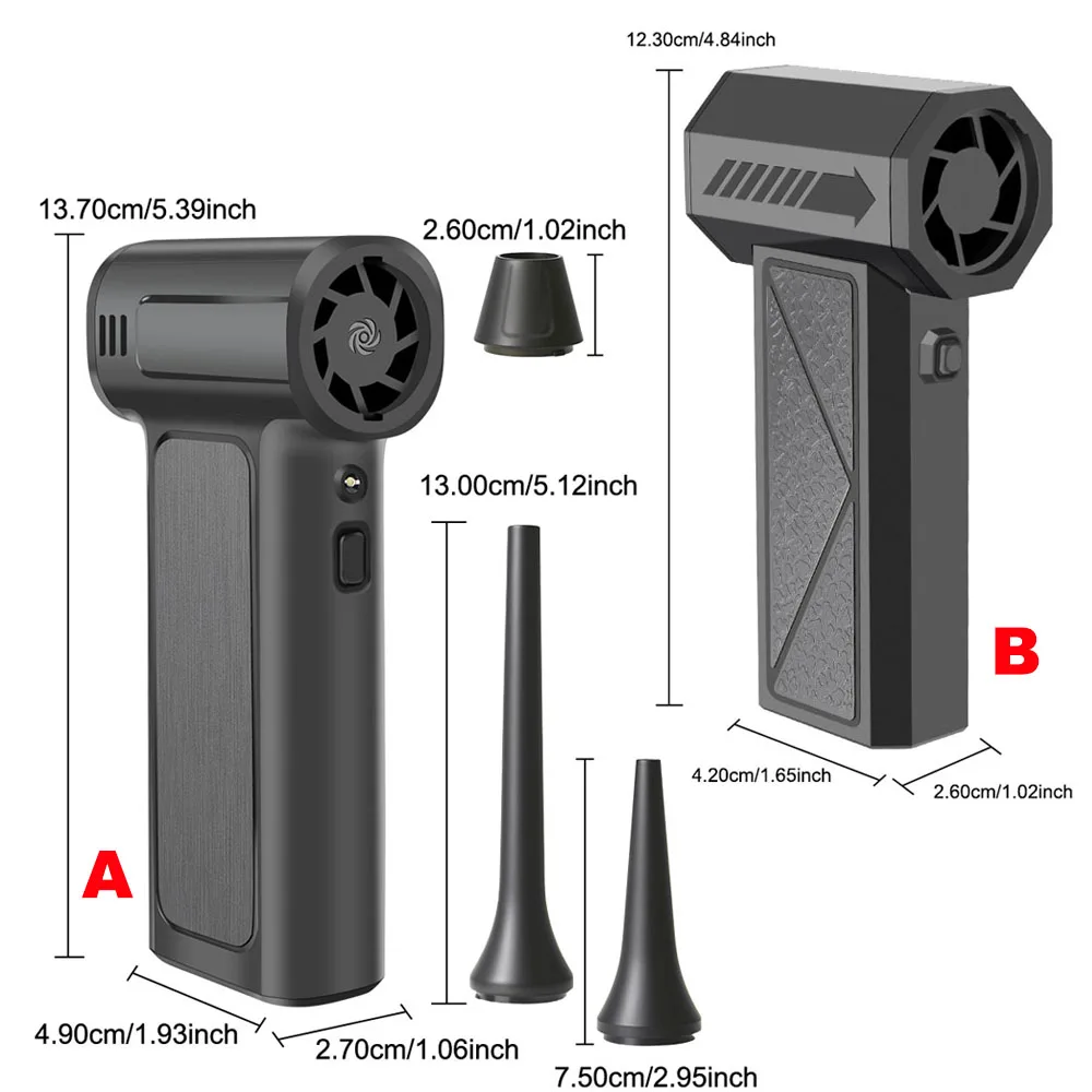 130000/150000 دورة في الدقيقة منفاخ الهواء توربو جت تهب المنزلية منفضة الهواء حديقة نظيفة سيارة إزالة الثلوج فوهات مضخة نفخ كهربائية