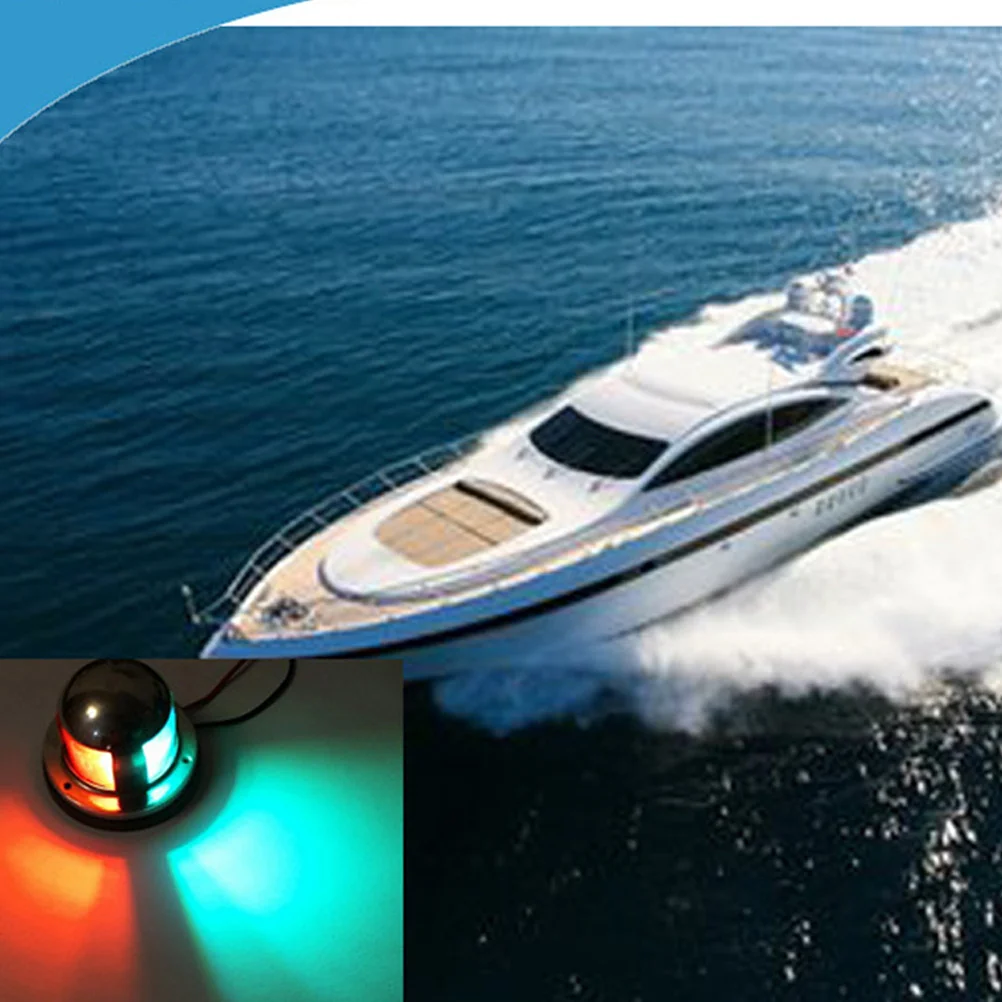 

Dc12V Led Red Side Navigation Light Waterproof Boat Light Marine Accessories Safety Lamp
