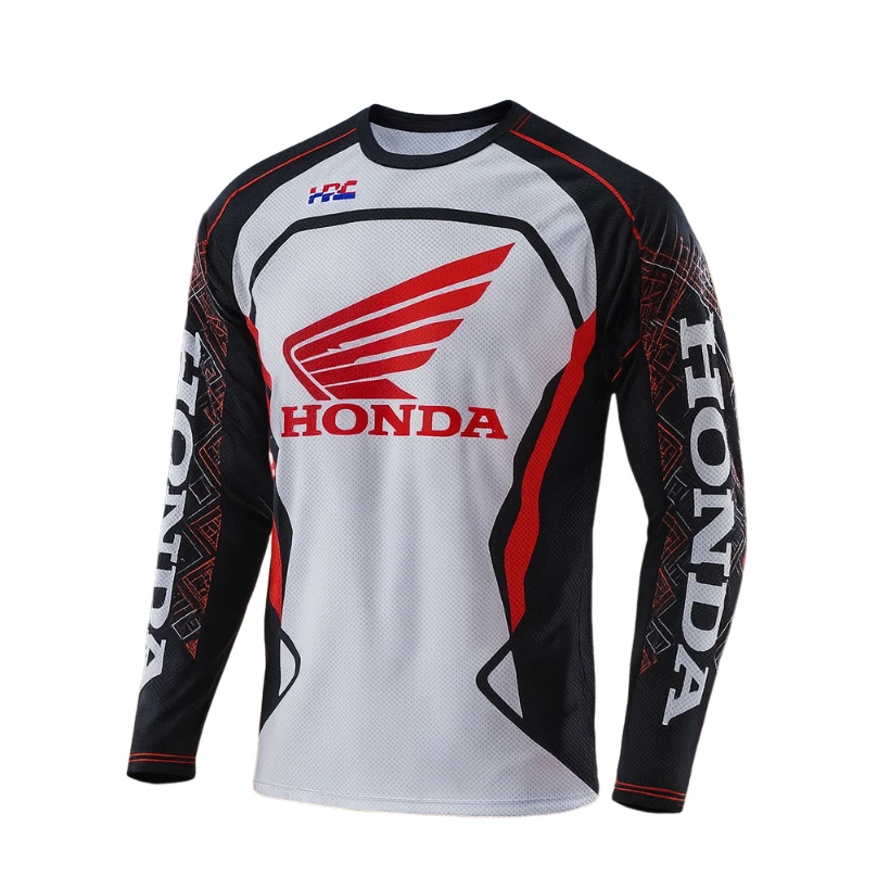 AliExpress Long Sleeve Honda Motorcycle Jersey for Racing and Riding Quick Dry Breathable Gear for Off Road Dirt Bike and Mountain Adventur