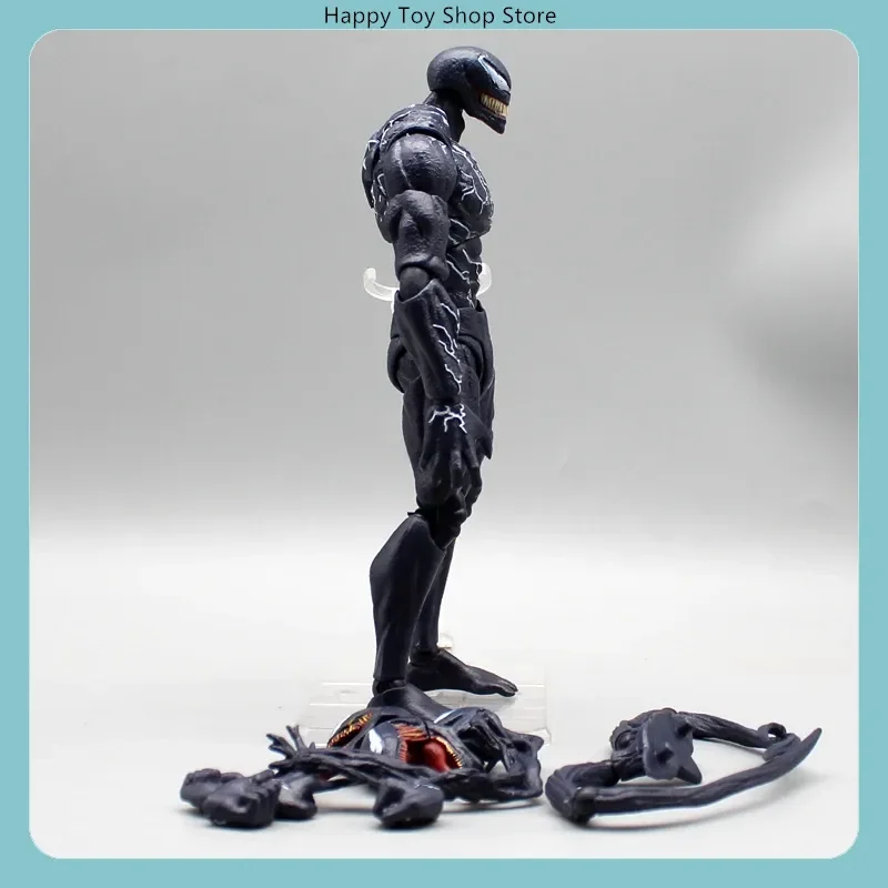 ​​20.5cm Venom SHF Action Figure Model Statue High Appearance Rate Collectible Toy Desktop Decoration Gift for Boys​