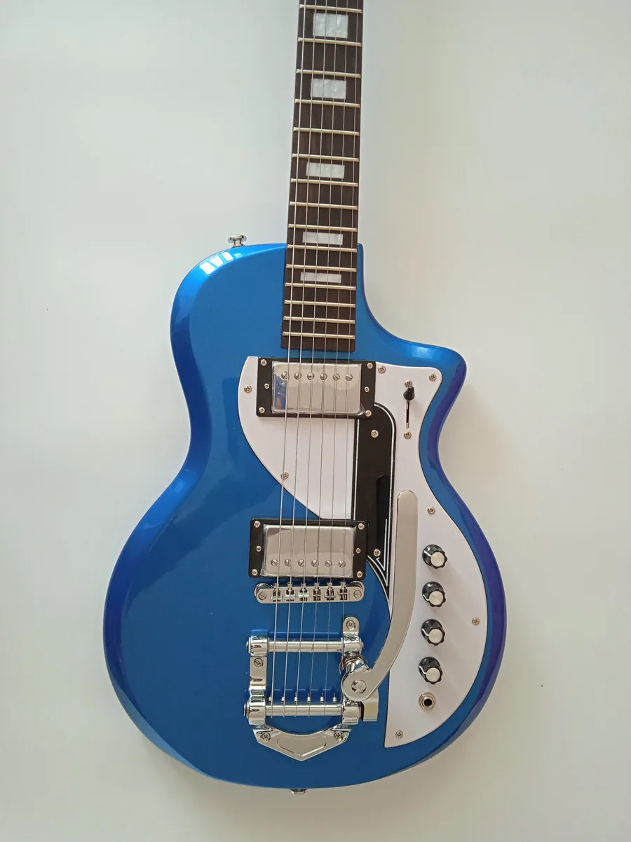 Electric Guitar Blue high quality Neck Black