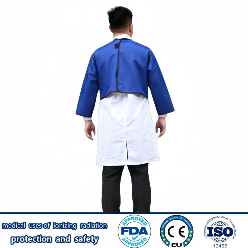 방사선 보호 0.35mmpb 긴팔 납 앞치마, 방사선 부 이온화 방사선 보호 납 의류