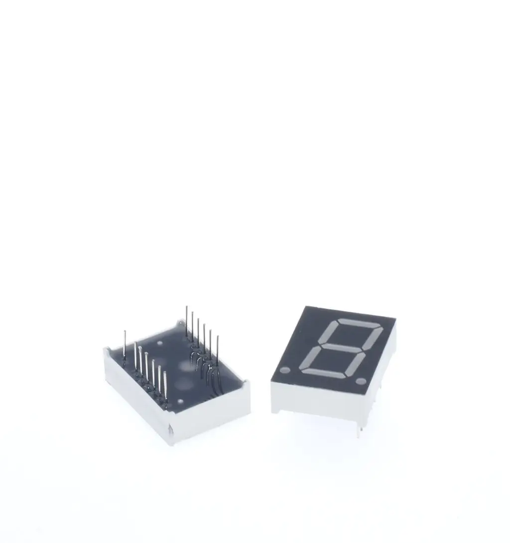 10PCS New and original 1 Bit 0.8 inch Digital Tube LED Display  red   Light 7 Segment Common Cathode 13PIN