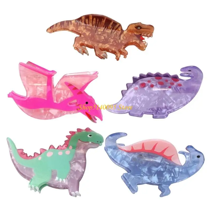

DXAE Multipurpose Acrylic Dinosaur Hairpin Corrosion Resistant Hair Clip Fashion Barrettes Hair Decoration For Special Occasion
