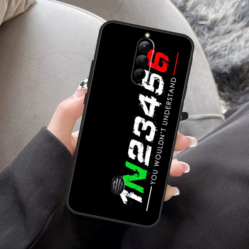 1N23456 オートバイケース ZTE Nubia Red Magic 11 10S 10 Air 8 8S 9 9S Pro Plus 5G 6R 7 6 6S 7S Pro用バックカバー