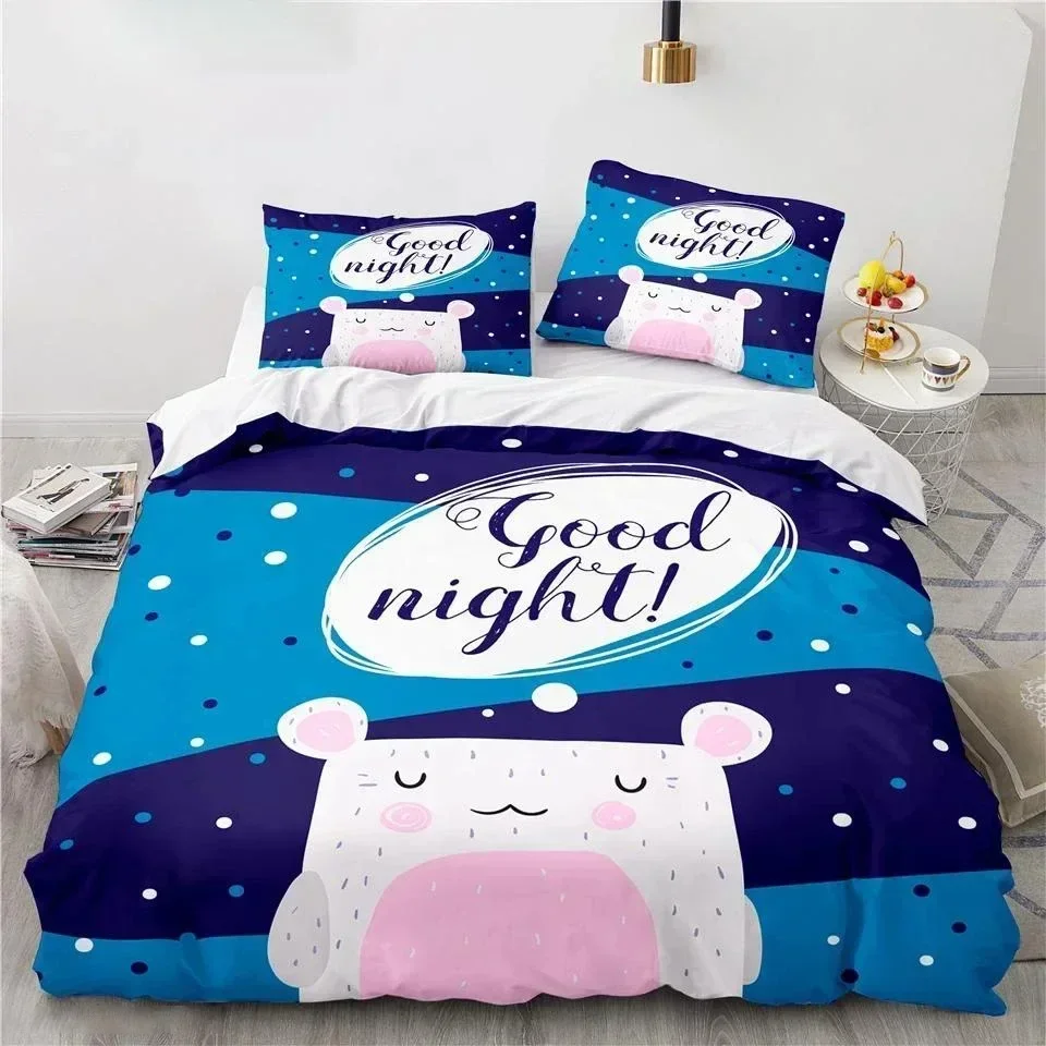 Top For Cartoon Musical Monkey Bedding Set Duvet Cover Bedroom Comforter Covers Single Twin King Size Quilt Cover Home Textile