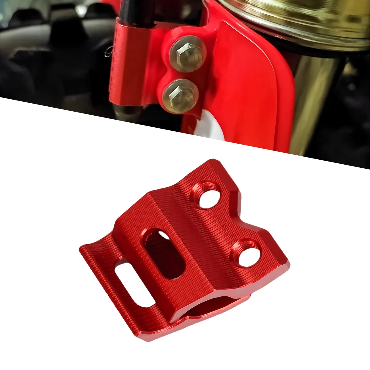Motorcycle CNC Front Brake Line Holder Hose Clamp For Honda CRF125R CRF150R CRF250R CRF250X CRF250RX CRF 450R 450X 450RX 250L