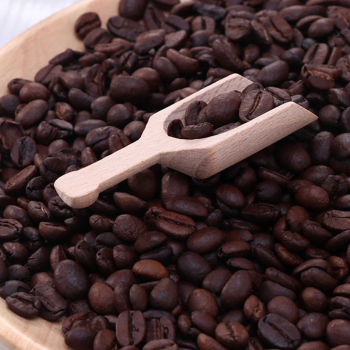 

8pcs Wooden Scoop Shovel Mini Tea Teaware Spoon Eco Friendly No Rust Natural Beech Kitchen Bathroom Accessories