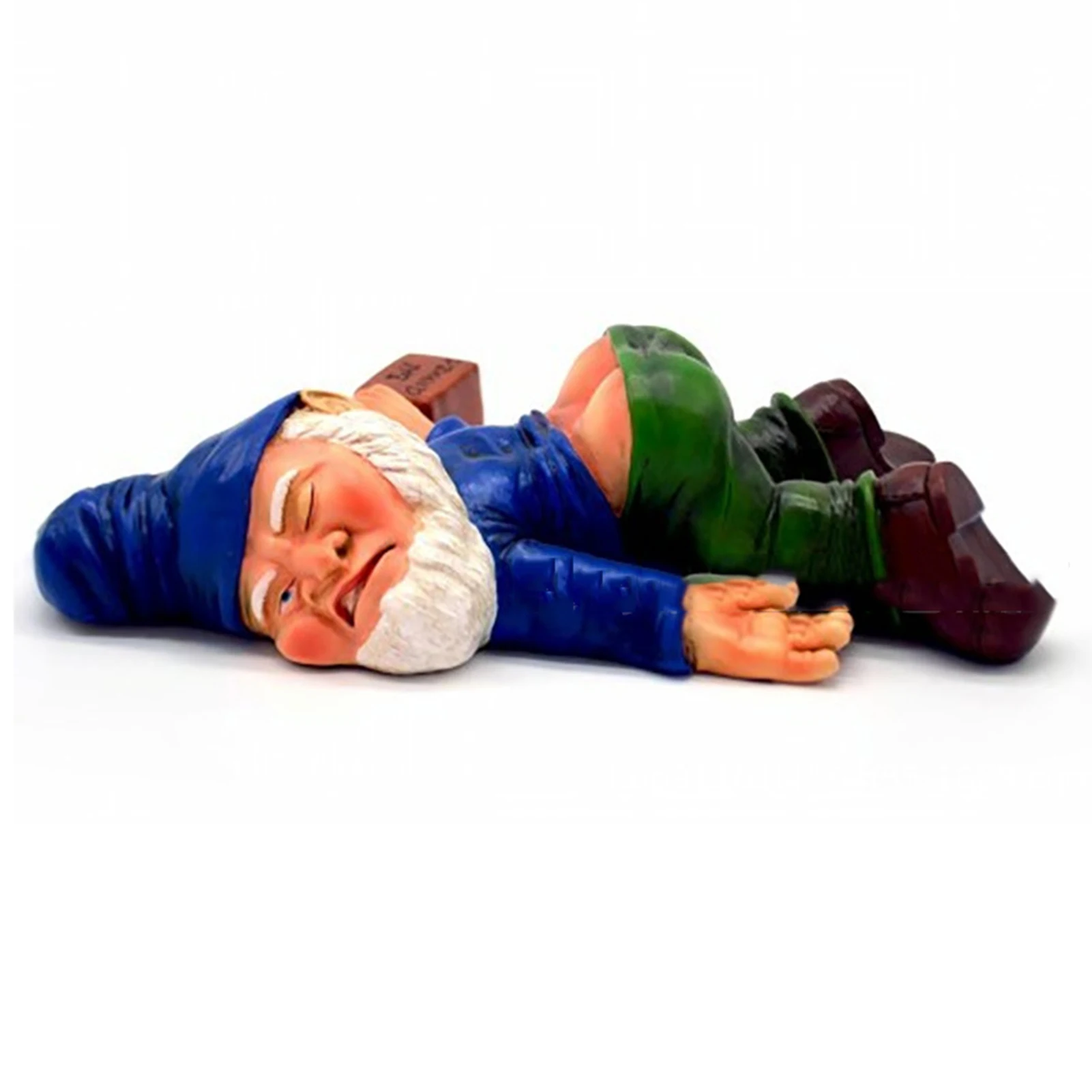 Funny Garden Gnomes Statues Outdoor Decor Drunk Gnome Resin Sculpture Decorations Gift for  Day Father's Day Christmas