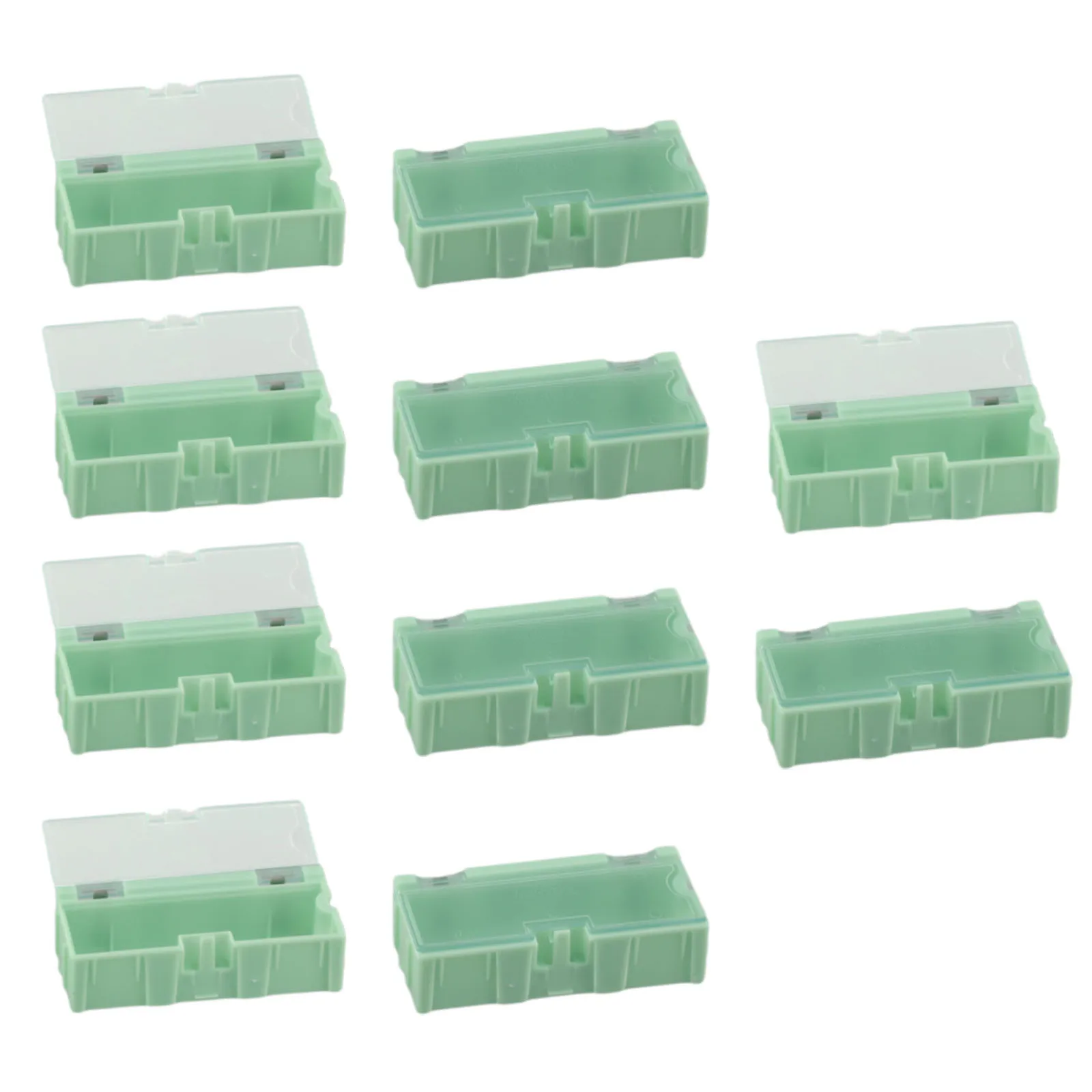 10PCS For SMD SMT Electronic Box Electronic Components Small Screws Nuts Washers Container Mini Plastic Storage Boxes