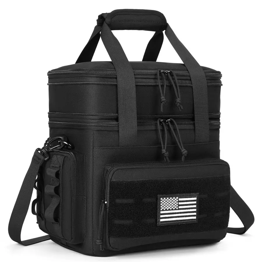 

Lunch Bag amp Lunch Box for Men Large Double Deck Expandable Insulated Soft Adult Lunchbox for Work Cooler Bag for Beach, Picnic