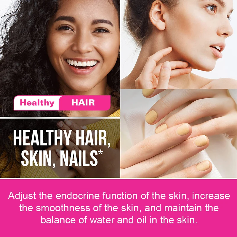 Collagen Vitamin Capsules for Hair, Skin and Nails, Premium Collagen Supplement