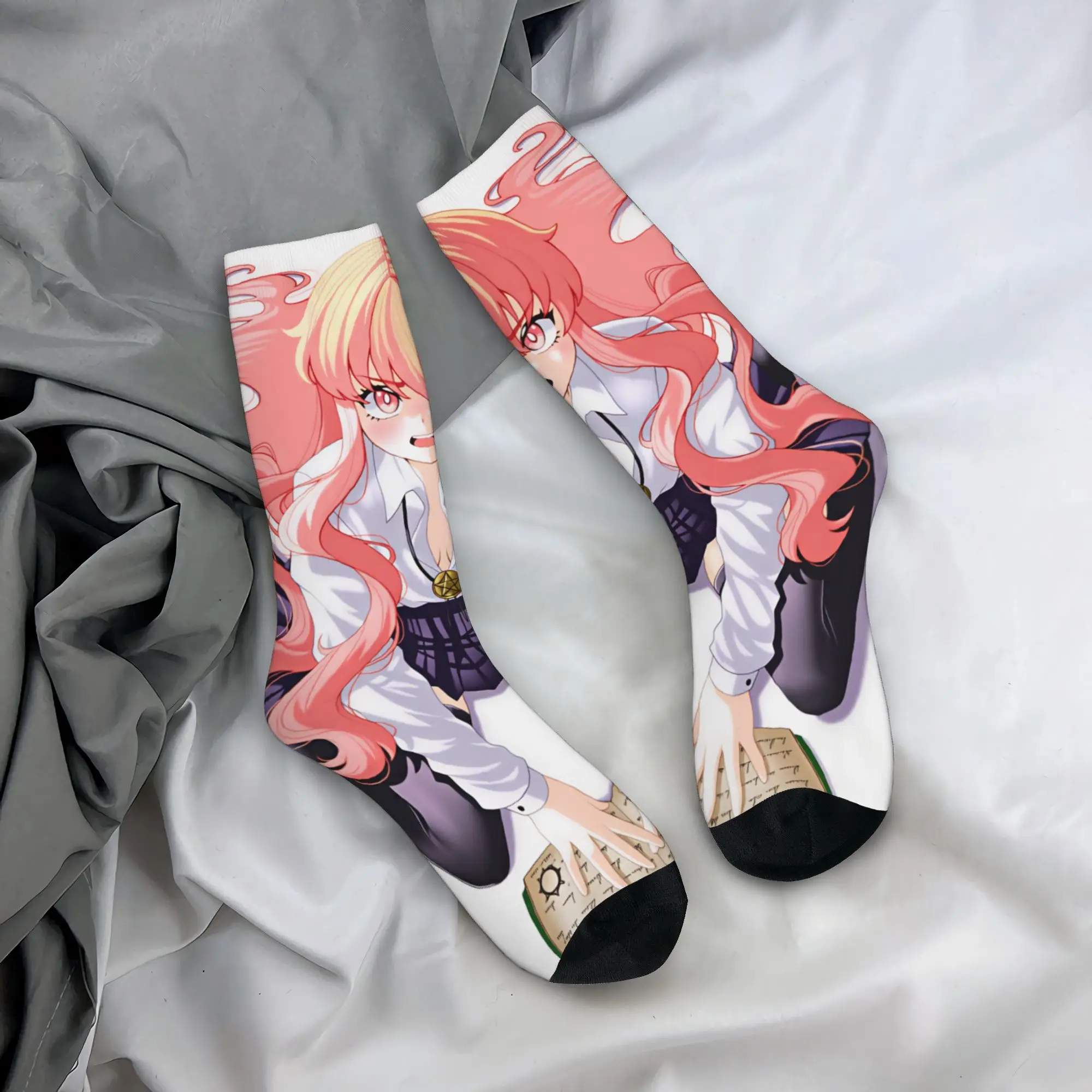 Funny Game Z-Zero N-No T-Tsukaima Socks Women Men Warm 3D Printed Anime Sports Basketball Socks