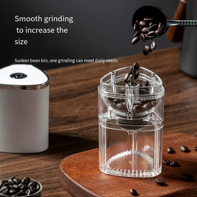 Penggiling Tangan Portabel Baru 2025 Penggiling Kopi Elektrik Pengisi Daya USB Alat Penggiling Luar Ruangan Perjalanan Rumah Mudah Dibersihkan dan Disimpan