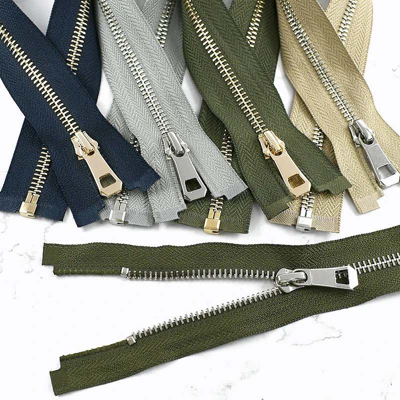 1/2/5Pcs 5# 35-85cm Metal Open - огляд і ціна Sewing Front Zipper