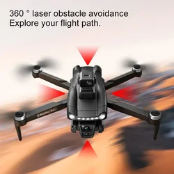 Para Xiaomi V198GPS Drone ESC 8K cámara Profesional HD sin escobillas evitación de obstáculos aéreo óptico plegable Quadcopter Mini Dron