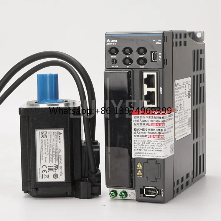 Fast Speed 1kw 2000rpm  4.77N.m Warehouse Stock   ECM-B3M-E21310RS1 ASD-B3-1021-L 1kw Ac Servo Motor