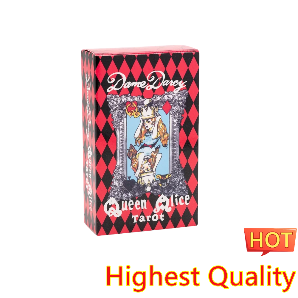 Psychic Queen alice Tarot Cards Female Decks Card Games Peculiar Tarot Cards Oracle